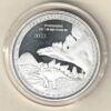 2023 Silver Congo One Ounce Stegosaurus. This Coin does feature two Stegosaurus The coin contains one ounce of 999 fine silver.