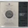 2023 Five Pounds James Bond 007 Cupro-nickel coin featuring King Charles III on the Obverse and Back with a new chapter on the reverse.