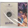 2024 Cupro-nickel Fifty Pence coin featuring King Charles II on the Obverse and Harry Potter the boy wizard on the Reverse.