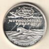 No Date AMC Silver One Ounce Angel of Gods. This round does feature Mythological Legends. The round contains one ounce of .999 fine silver.