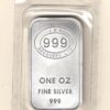 One Ounce Silver Bar JBR Recovery. All of our silver bars have been pre-owned and are in stock. This bar contains one ounce of 999 fine Silver.