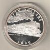 1996 Silver Marshall Islands One Ounce Renfe Class 242 Train. This coin does feature a train. This coin contains one ounce of 999 fine silver.