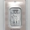 One Ounce Silver Bar Royal Mint Three Graces. All of our silver bars have been pre-owned and are in stock. This bar contains one ounce of 999 fine Silver.