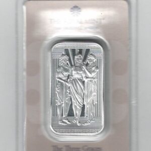 One Ounce Silver Bar Royal Mint Three Graces. All of our silver bars have been pre-owned and are in stock. This bar contains one ounce of 999 fine Silver.