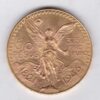 1946 Mexico Gold Fifty Pesos Coin. This Fifty Pesos coin was struck in 0.900 Gold and weighs approx. 41.67 grams. All of our Gold coins are in stock.