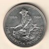 1984 Silver One Ounce The American Prospector. This round does feature Engelhard. The round contains one ounce of .999 fine silver.