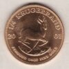 2001 South Africa Gold Quarter Ounce Krugerrand coin featuring Paul Kruger on the Obverse. The springbok antelope is on the Reverse.