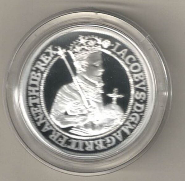 2022 Silver Proof One Ounce King James I The coin contains one ounce of 999 fine silver. All of our silver coins are in stock.