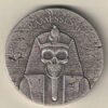 2017 Silver Chad 1000 Francs Two Ounce Ramesses II Afterlife. This two ounce silver coin was issued as part of the Egyptian Relic Series.