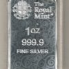 Royal Mint One Ounce Silver Bar Una & The Lion. All of our silver bars have been pre-owned and are in stock. This bar contains one ounce of 999 fine Silver.