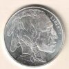 Silver USA Half Ounce Indian Head Buffalo Round. This round contains half an ounce of fine silver. All of our silver coins are in stock.