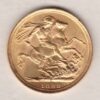 1889 S Gold Sovereign Coin featuring Queen Victoria Jubilee Head on the Obverse and St George & the Dragon on the Reverse. Sydney Mint.