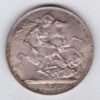 1892 Silver Crown Coin featuring Queen Victoria Jubilee head on the Obverse and the St George & dragon design on the reverse.