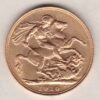 1910 Gold Sovereign Coin. The coin features King Edward VII on the Obverse. St George and the dragon on the reverse. London Mint.