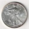 1997 Silver USA One Ounce Eagle. The liberty is on the obverse, The eagle is on the reverse. The coin contains one ounce of 999 fine si