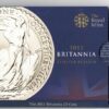 2012 Silver Britannia One Ounce Coin. The coin contains one ounce of fine silver. All of our silver coins have been pre-owned and are in stock.