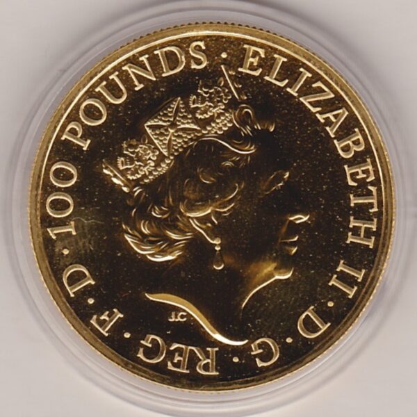 2016 Gold One Ounce Lion of England - Image 2