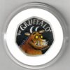 2019 Silver Proof Fifty Pence Coin The Gruffalo. This coin comes in the original box with certificate as issued by the royal mint.