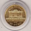 2023 Austria Gold Tenth Ounce Philharmonic Coin. The obverse features a pipe organ in the Vienna Musikverein's Golden Hall.