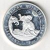 2024 Silver Somali republic One Ounce Elephant. This Coin does feature an Elephant. The coin contains one ounce of 999.9 fine silver.