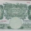 B238 Peppiatt Bank of England Green One Pound 95L Banknote. All banknotes are in stock for despatch. You are buying the note in the pictures.