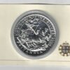 Boxed 2009 Silver Britannia One Ounce Coin. The coin contains one ounce of fine silver. All of our silver coins have been pre-owned and are in stock.