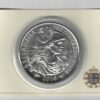 Boxed 2010 Silver Britannia One Ounce Coin. The coin contains one ounce of fine silver. All of our silver coins have been pre-owned and are in stock.