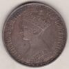 1856 Silver Gothic Florin Coin. The Obverse features a crowned bust of Queen Victoria. The Reverse features a shield with denomination.