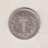 1872 Silver Maundy Penny coin featuring King George III on the obverse. A central crowned denomination above the date on the reverse.