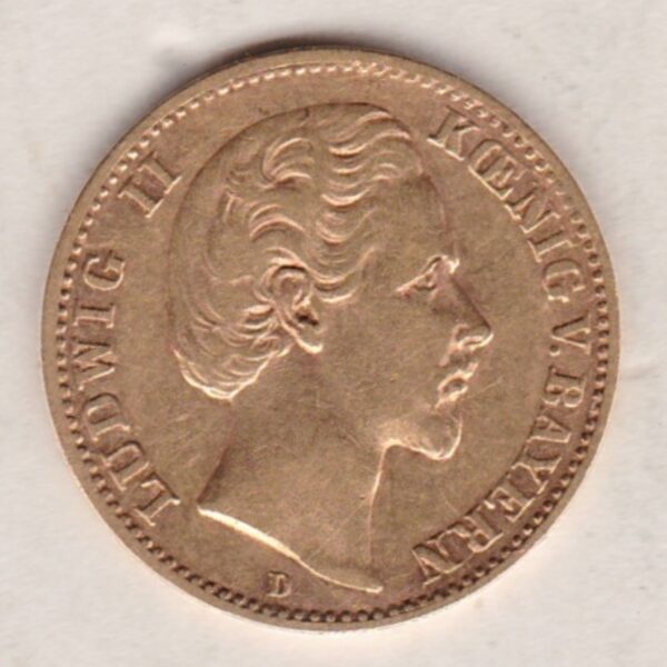 1878 D Germany Gold Ten Mark - Image 2