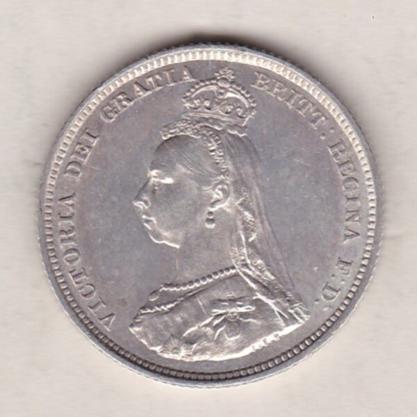 1887 Silver Shilling – Victoria Jubilee Head - Image 2