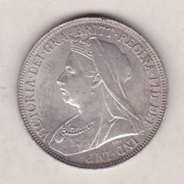 1894 Silver Shilling – Victoria Old Head - Image 2