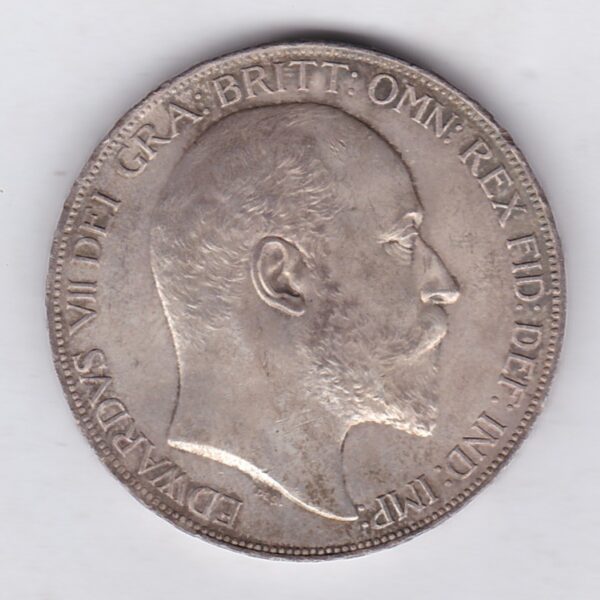 1902 Matt Proof Silver Crown - Edward VII - Image 2