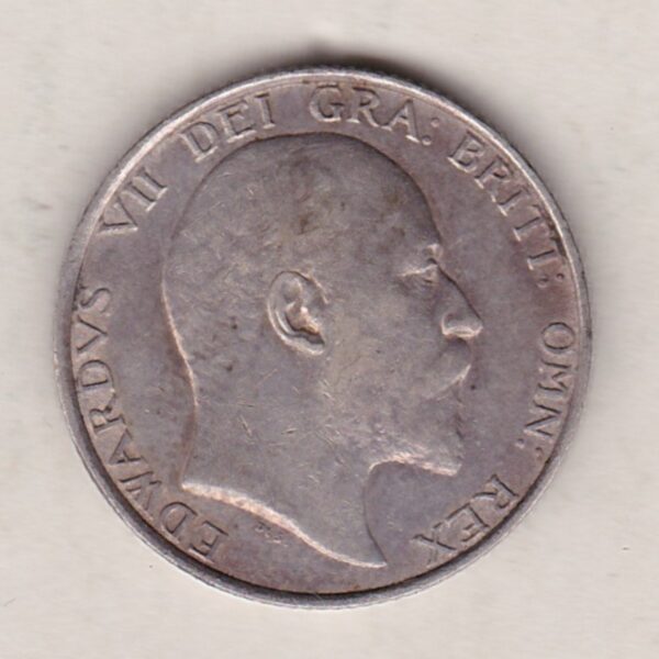 1902 Silver Shilling – Edward VII - Image 2