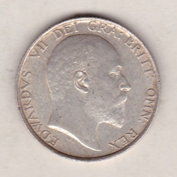 1906 Silver Shilling – Edward VII - Image 2