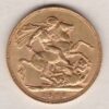 1908 Gold Sovereign Coin. The coin features King Edward VII on the Obverse. St George and the dragon on the reverse. London Mint.