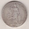 1910 Silver Florin coin. The portrait of King Edward VII on the Obverse. With the standing figure of Britannia on the reverse.