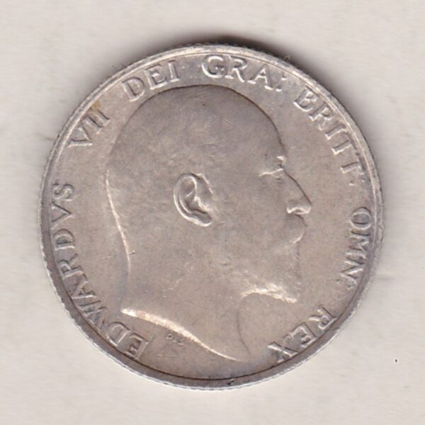 1910 Silver Shilling – Edward VII - Image 2