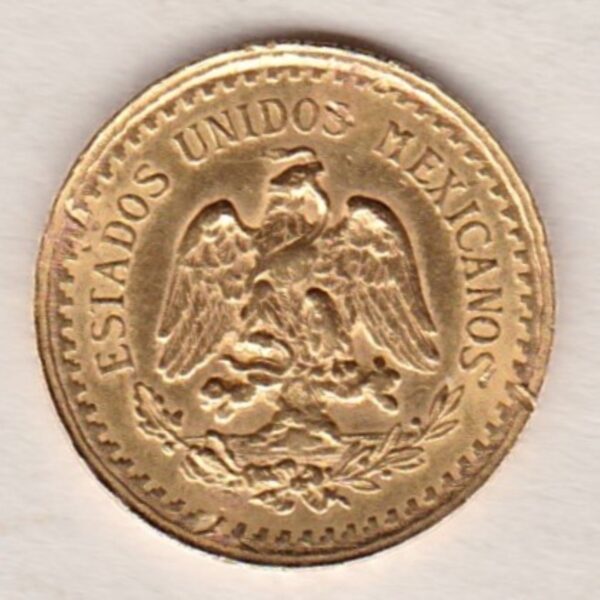 1945 Mexico Gold Two And A Half Pesos - Image 2