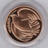 1995 Gold Proof Two Pounds Peace Dove coin. This coin comes in the presentation box with certificate as issued by the Royal Mint.