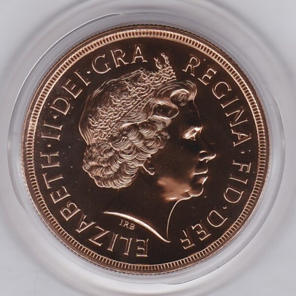 2011 Gold Five Pounds Brilliant Uncirculated - Image 2