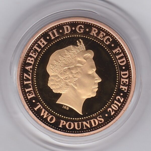 2012 Gold Proof Two Pounds - Image 2