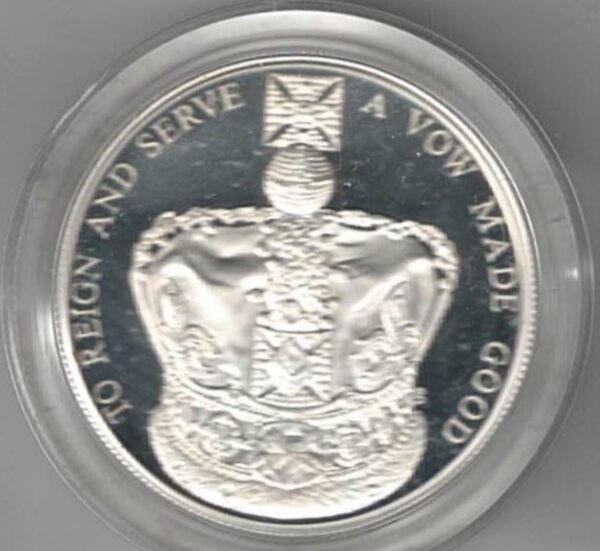 2013 Five Pounds Double Thickness Piedfort Silver Proof Queen's Coronation. All coins are in stock for despatch. You are buying one coin.