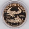 2014 Gold Proof USA One Ounce Eagle coin. This one ounce gold proof coin features the Saint Gauden's Liberty on the Obverse. The Eagle on the Reverse.