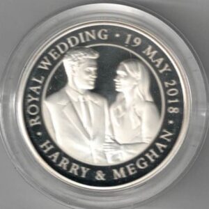 2018 Five Pounds Double Thickness Piedfort Silver Proof The Royal Wedding Coin. All coins are in stock for despatch. You are buying one coin.