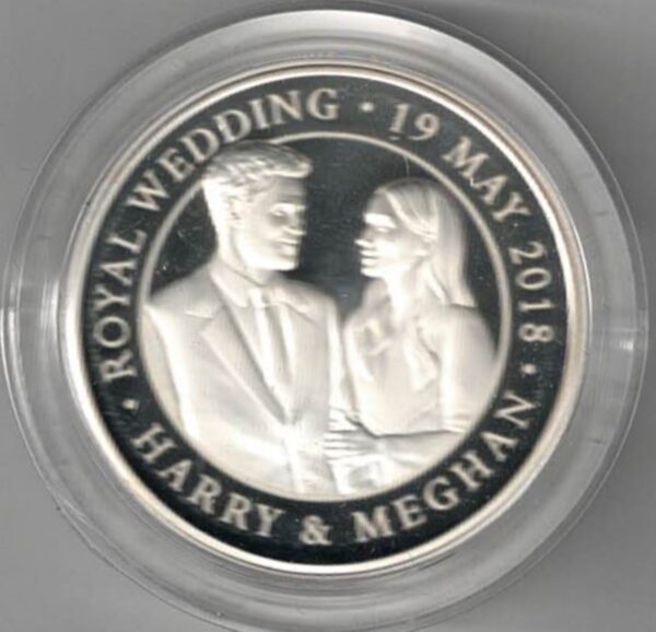 2018 Five Pounds Double Thickness Piedfort Silver Proof The Royal Wedding Coin. All coins are in stock for despatch. You are buying one coin.