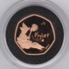 2020 Gold Proof Fifty Pence Piglet Coin. This coin was struck to celebrate Winnie The Pooh. The coin comes boxed with certificate.