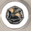 2021 Silver Proof Fifty Pence Dimorphodon. This coin comes in the original box with certificate as issued by the royal mint.