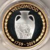 2019 Two Pounds Standard Silver Proof Wedgwood coin, was issued by the royal mint and includes the original box and certificate.