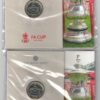 Two Sealed 2022 Fa Cup Anniversary Two Pound Coins featuring Elizabeth II on the obverse. All coins are in stock for despatch.